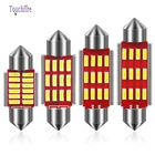 Светодиодная автомобильная лампа C5W C10W Festoon 4014, 12SMD, 31363941 мм, Canbus, светодиодный светильник для чтения, купольная внутренняя лицензия, парковочная лампа, 100 шт., 12 В