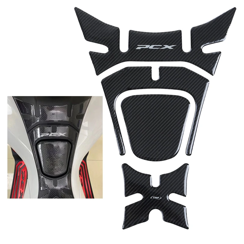 5D углеродное волокно Honda Pcx 125 150 наклейка на бак мотоцикла Накладка тюнинг части