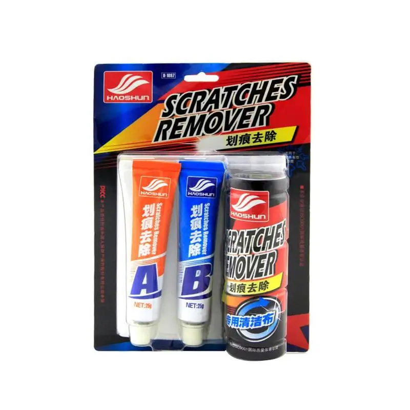 

Haoshun scratch wax universal car paint scratch removal repair liquid toothpaste polishing cleaning car supplies