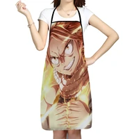 kitchen apron fairy tail anime printed sleeveless oxford fabric aprons for men women home cleaning tools creative gifts