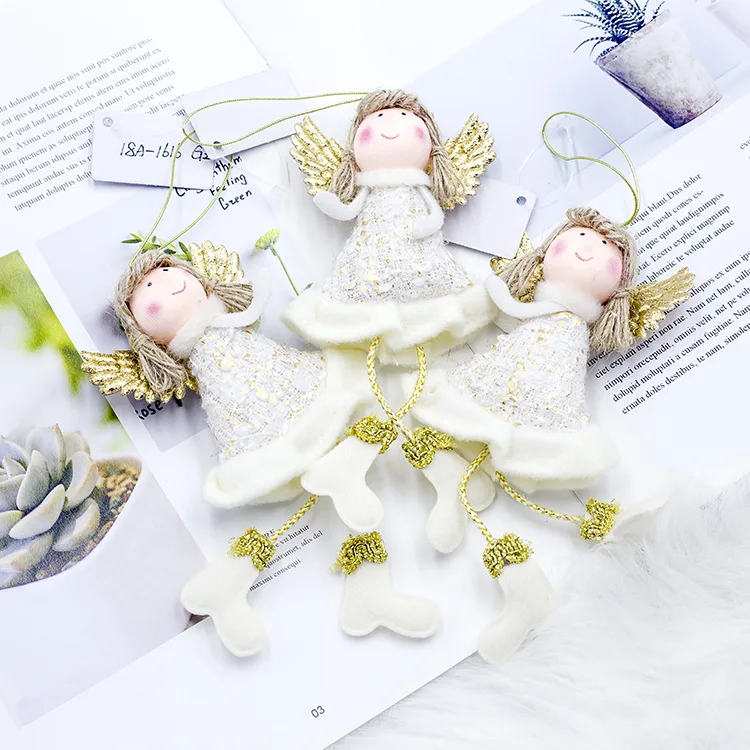 Christmas Angel Doll Merry Christmas Decorations for Home Decor Noel Xmas Tree Decorations Ornament Happy New Year Decor,Q