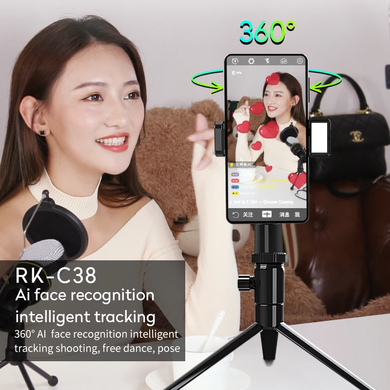 

Eliminate Shake Gimbal Stabilizer For Phone Action Camera Selfie Stick Tripod For Smartphone Gopro Vlog Record For Huawei Xiaomi