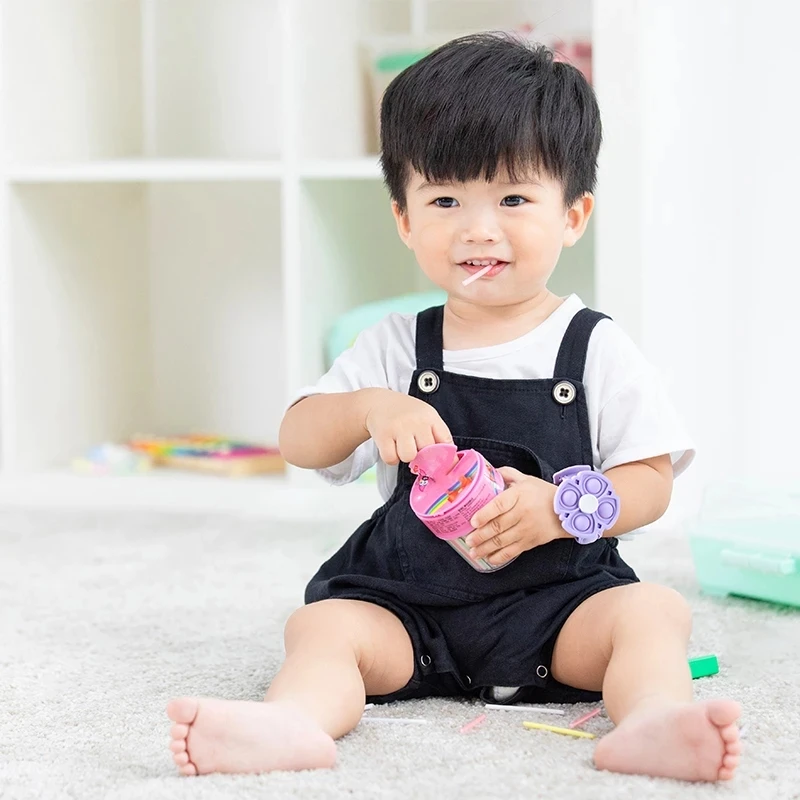 Фиджет-Спиннер с регулируемой яркостью для детей и взрослых игрушки силиконовый