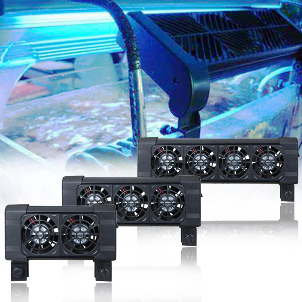 Регулируемый 2 3 4 головки контроль температуры тихий зажим для аквариума