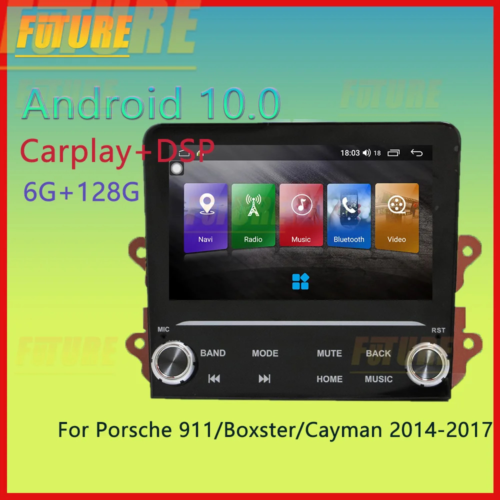 

Android 10 For Porsche 911/Boxster/Cayman 2014-2017 Car Multimedia Player GPS Navigation Video DVD Radio Stereo 2 Din Head Unit