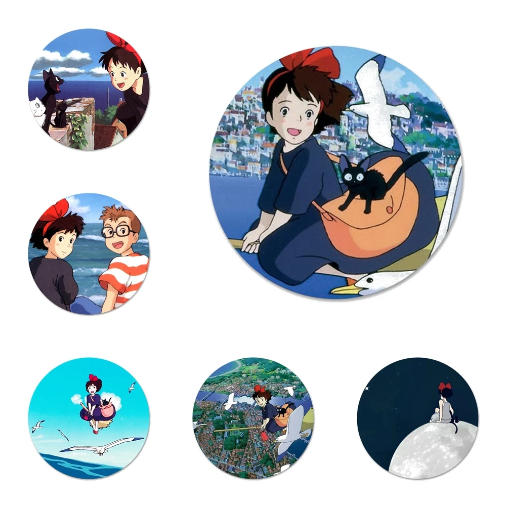 Значки для доставки Kiki значки металлические украшения одежды рюкзака 58 мм | Дом и