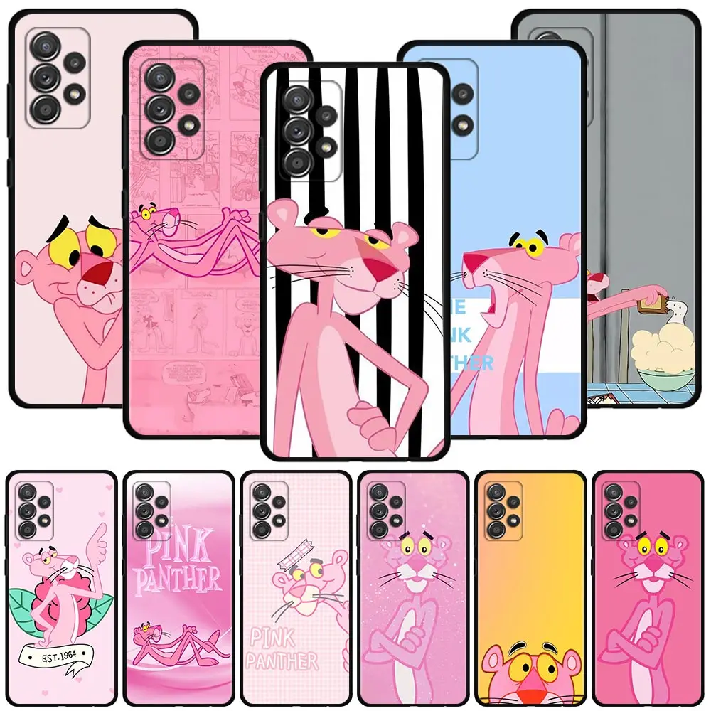 

Case For Samsung Galaxy A72 A71 A52 A51 A42 A41 A32 A31 A22 A21s A12 A11 A02 A02s A01 Cover Shell Fundas Cartoon Pink Panther