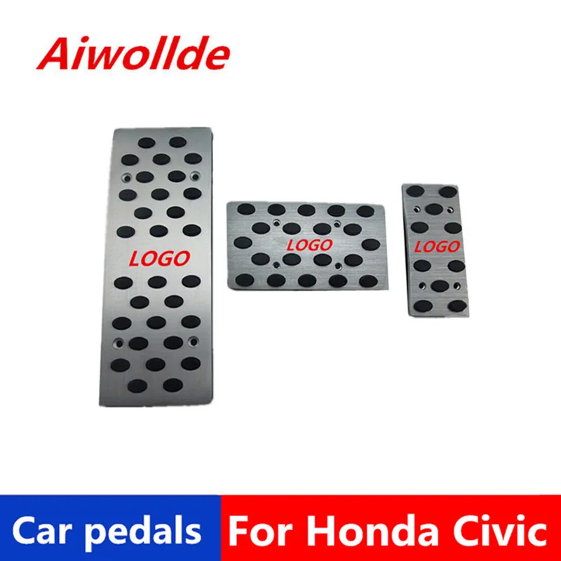Автомобильные аксессуары алюминиевые автомобильные педали для Honda Civic педаль