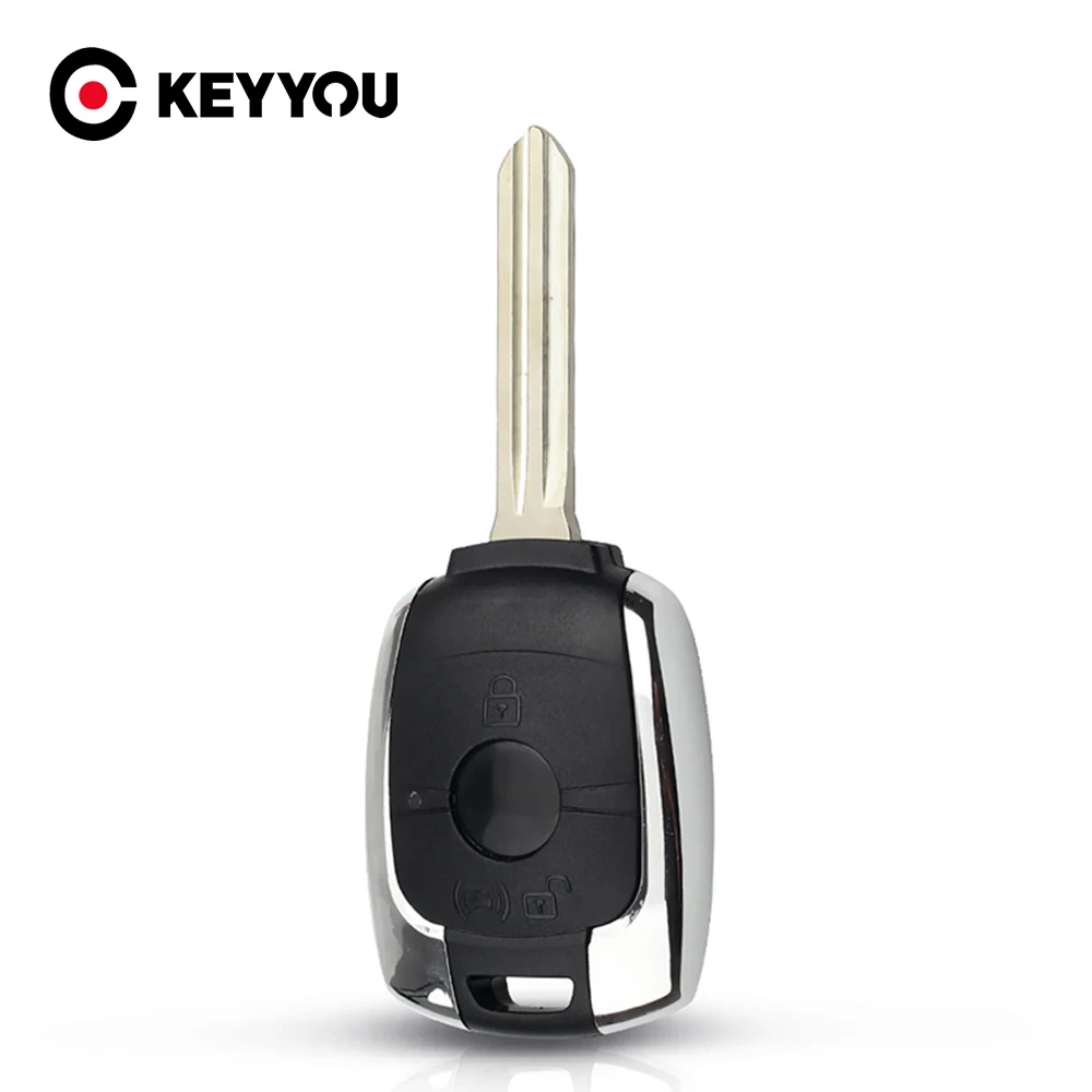 KEYYOU 2 Buttons Replacement Remote Control Car Key Shell Case for SsangYong Actyon Kyron Rexton Korando Auto car keys | Автомобили и