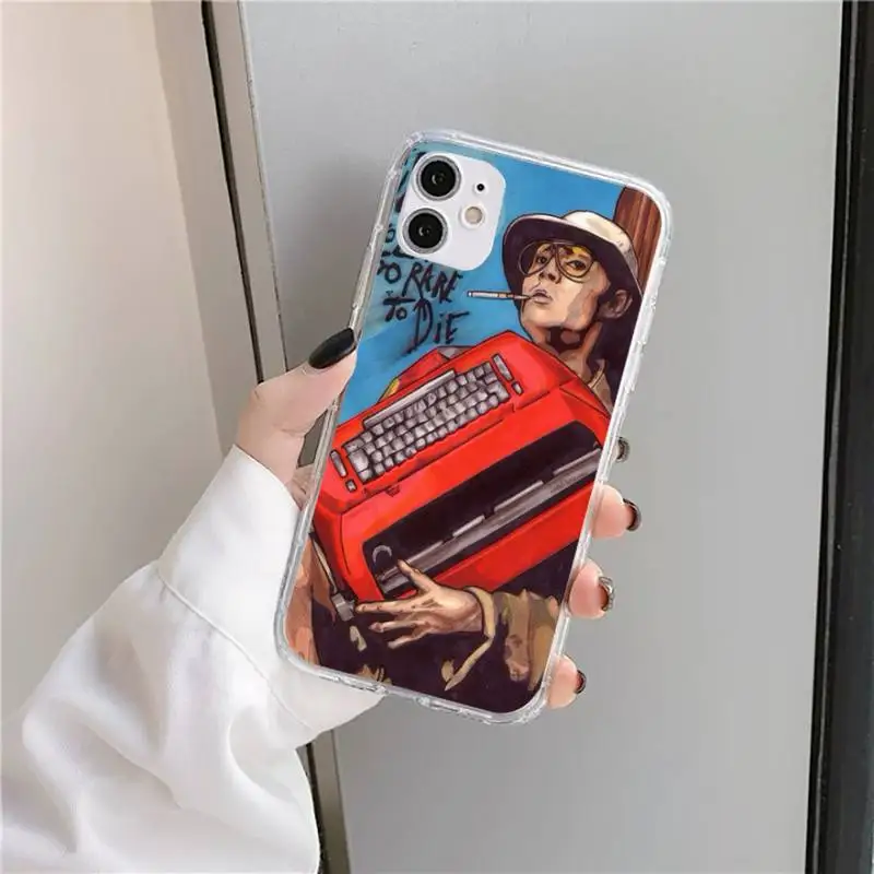 

Fear and Loathing in Las Vegas Phone Case Transparent for iPhone 11 12 mini pro XS MAX 8 7 6 6S Plus X 5S SE 2020 XR