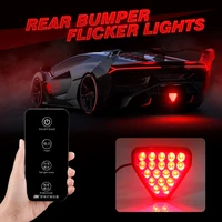 okeen 19led f1 style brake lights car triangle rear third brake lights pilot warning stop safety lamp remote control for jdm bba