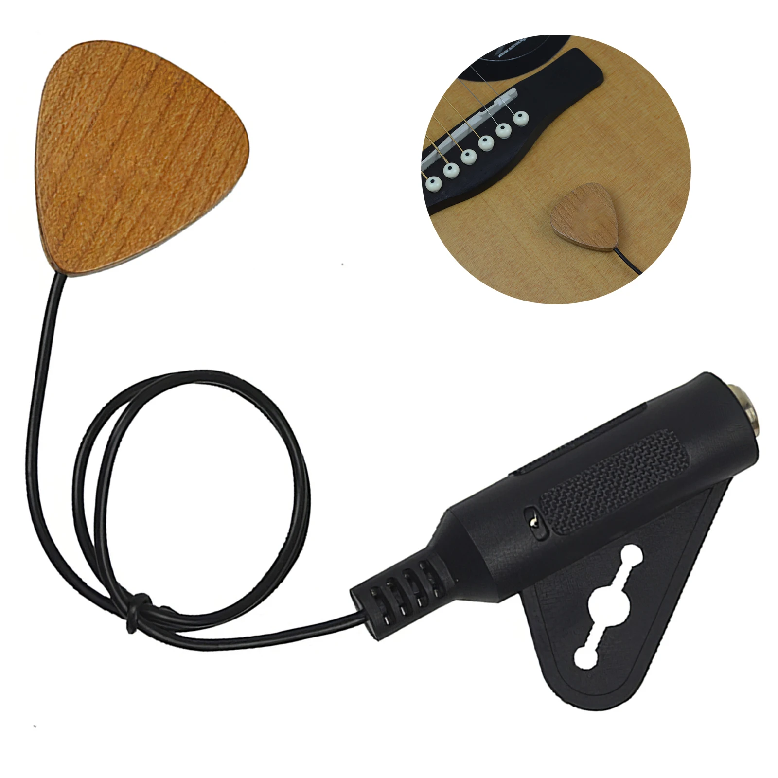 

Guitar Pickup Professional Contact Microphone Pickup For Guitar Violin Mandolin Ukulel Guitar Accessories Punch-Free Pickup