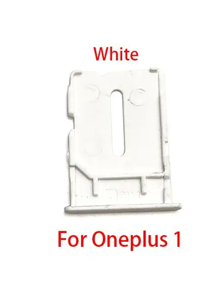Oneplus 1 White Лоток для sim-карт высокого качества для One Plus 5 A5000 5T A5010 6 A6000 6T A6010 7 Pro X 2 3 держатель sim-карты адаптер для sim-карты - Цвет: Oneplus 1 White