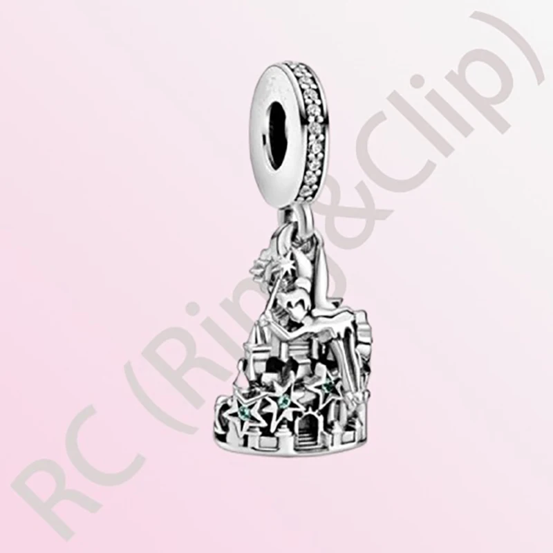 

Authentic 925 Sterling Silver Castle Of Magical Dreams Charm Beads Fit Original Pandora Bracelets For Women DIY Jewelry Gift