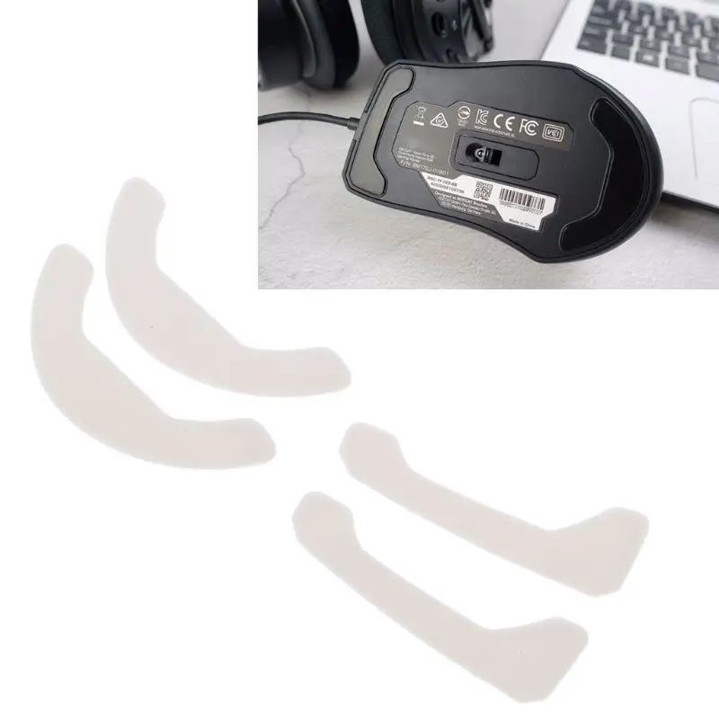 2 компл./упак. Тигровая игровая мышь ножки коньки для Roccat Kone чистая белая скользит