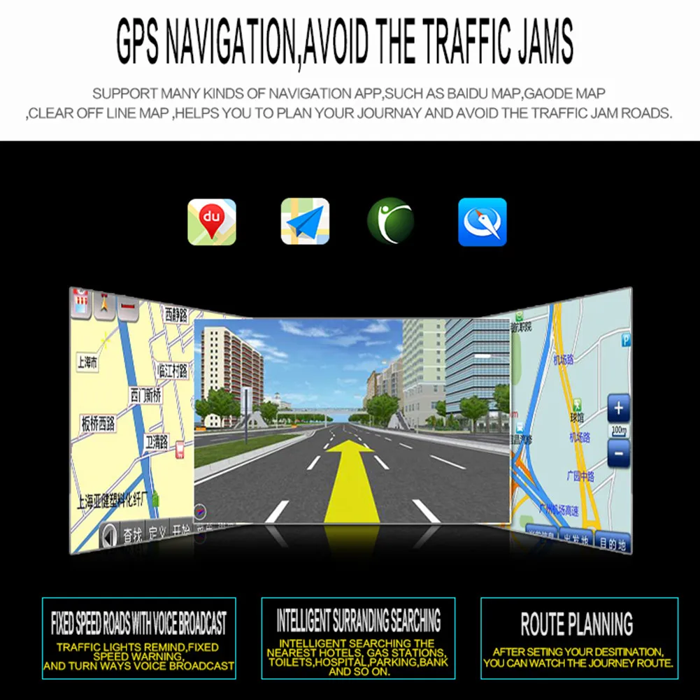 1DIN Android 8 1 Автомобильный мультимедийный плеер GPS-навигатор FM автомобильный