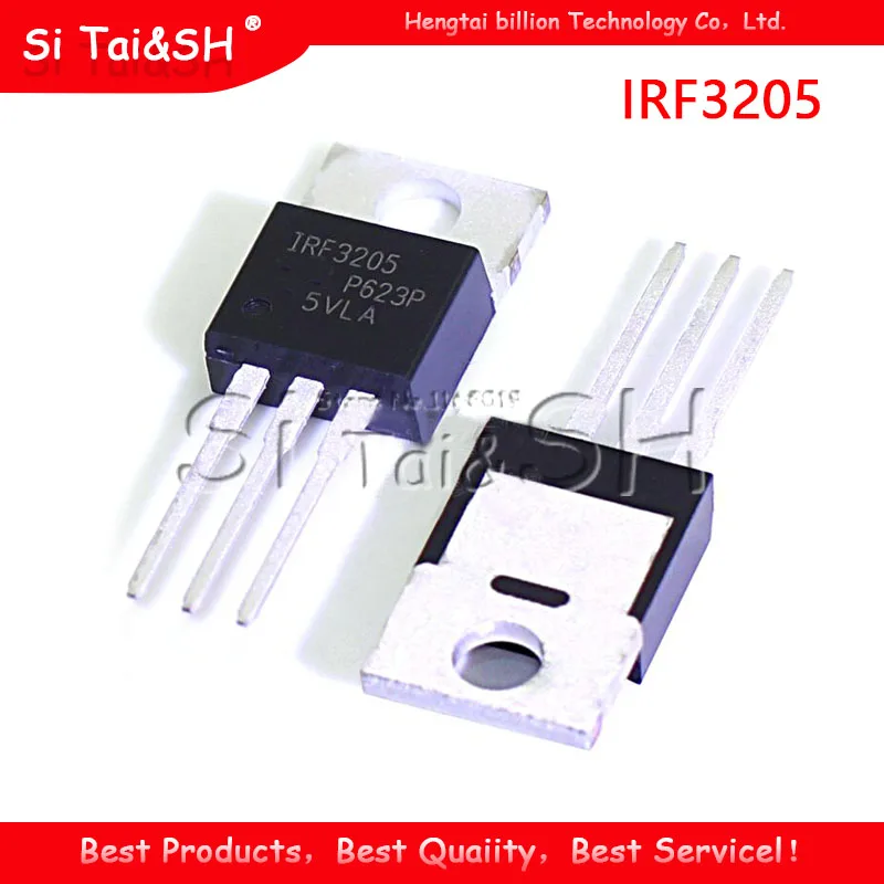 10 шт. IRF3205 IRF3205PBF TO220 55V 110A 200W FET для инвертора|Интегральные схемы| |