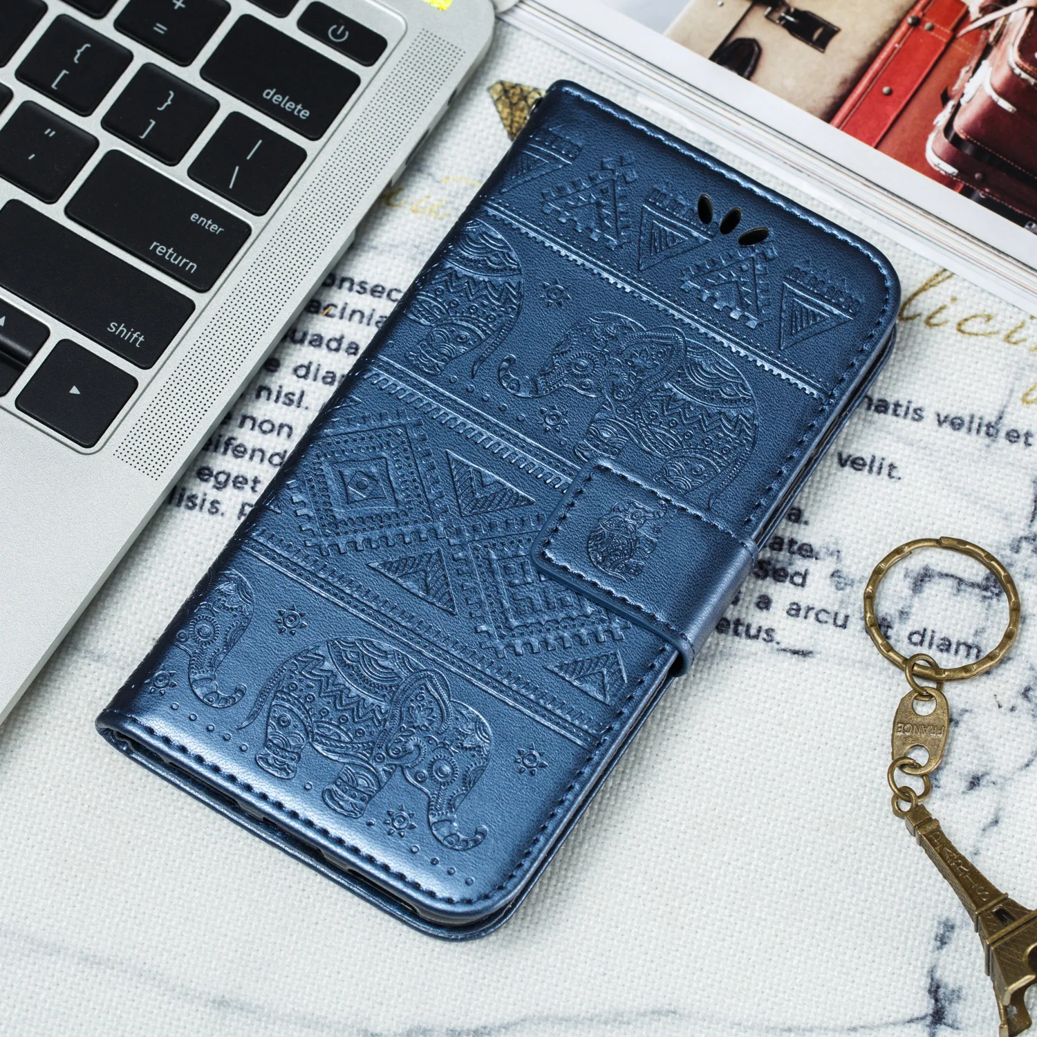 Nova 5T Чехол С Рисунком Слона из искусственной кожи флип-чехол для huawei Honor 20 Honor20 Pro