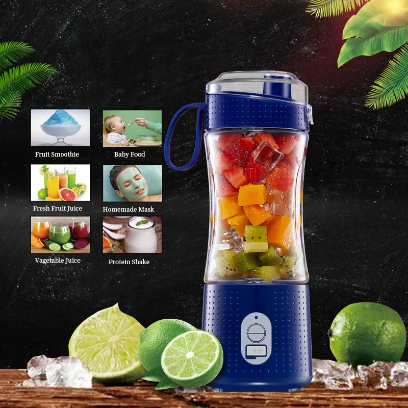 

Portable USB Electric Fruit Juicer Smoothie Maker Orange Juicer Machine Cup For Fruit Mixer Juice Extractor Mini Blender