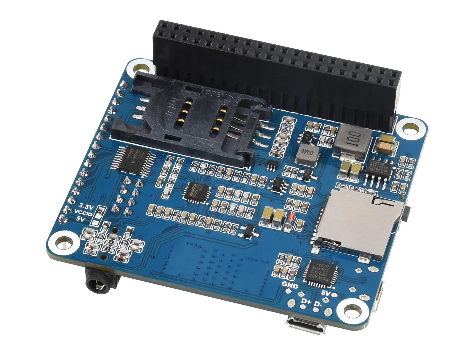 Waveshare SIM7600E H 4G шляпа для Raspberry Pi LTE Cat 4 / 3G 2G ГНСС Европа Юго Восточная Азия Западная