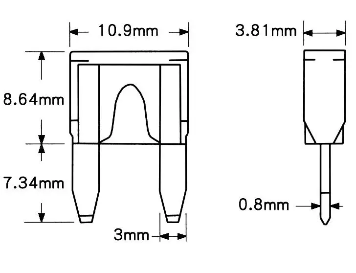 Предохранитель для автомобиля грузовика ATC 1 А 2 3 5 100 10 15 20 25 30 35 40 - купить по