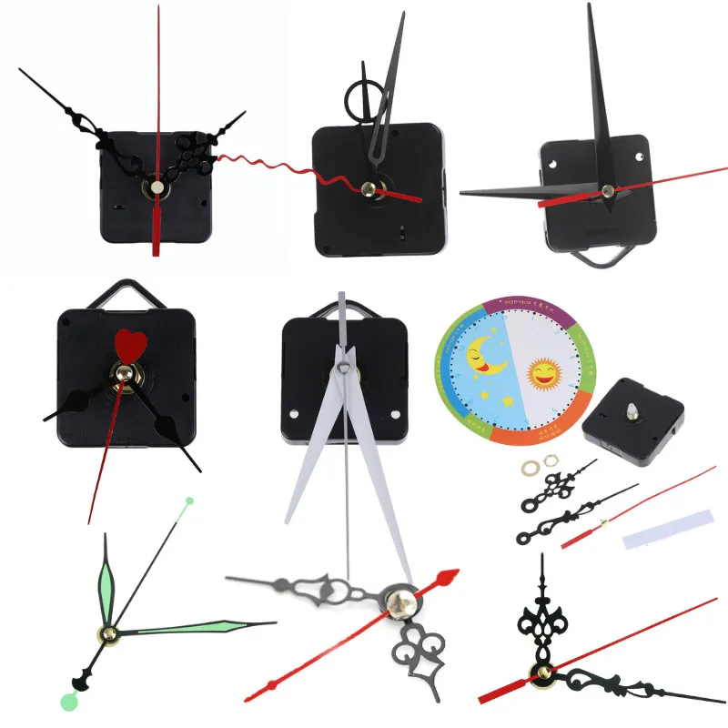 Кварцевые настенные часы механизм движения DIY Ремонт Часть Набор шпиндель