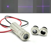 focusable 405nm 5mw violetblue dot line cross laser diode module 3v 5v 12x35mm