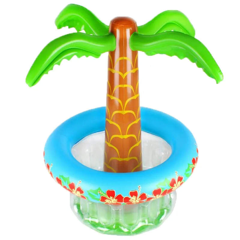 

Inflatable Coconut Tree Drinks Mattress Summer Party Bucket Pool Toys Glass Holder Inflatable Beer Float Drink Bar Cooler Coaste