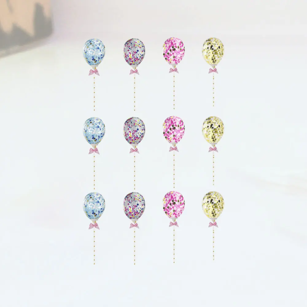 12 шт шаров торт фигурки жениха и невесты Нежные латексные шары вечерние поставки