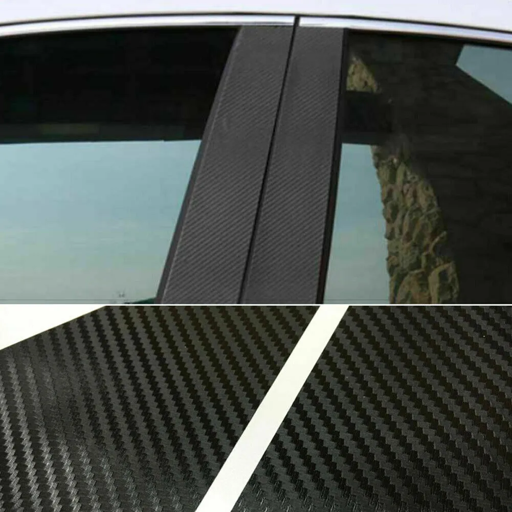 

10PCS Pillar Posts Cover Carbon Fiber Door For Honda Civic 10th Left&Right