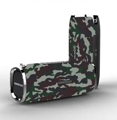 Camouflage HOPESTAR A6 Bluetooth динамик Портативный беспроводной громкий динамик звуковая система 3D стерео портативный Настольный водонепроницаемый большой внешний аккумулятор Саундбар - Цвет: Camouflage