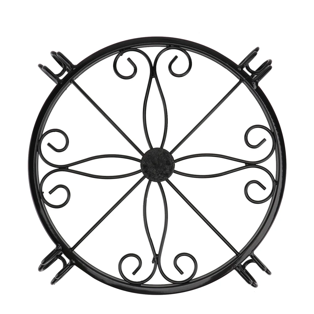 

1Pc Classic Iron Flower Stand Flower Pot Stand Indoor Flower Pot Stand Decor