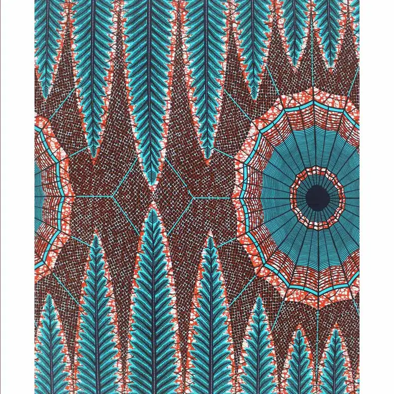 

African real wax prints ankara fabric 2021 high quality wax printed 100% cotton nigeria style sewing material 6 yards