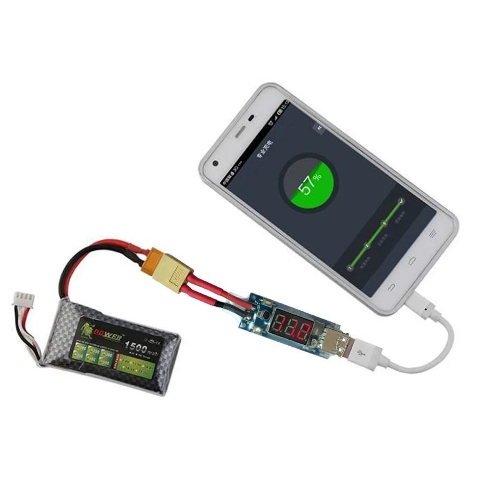 Полевой преобразователь Lipo Battery XT60 T Plug XT90 устройство для зарядки телефона USB 5 В 2 А
