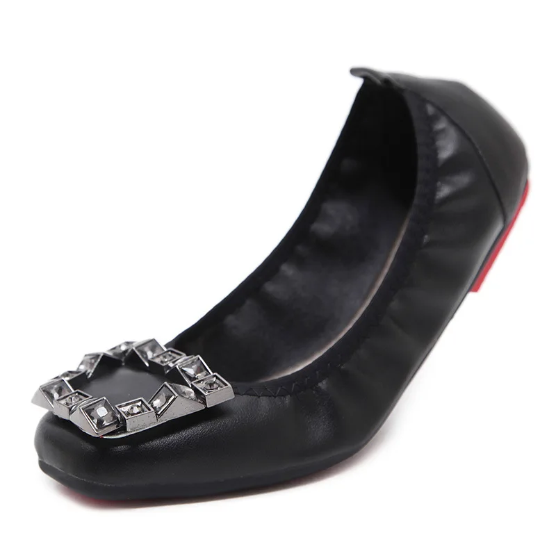 Модные брендовые туфли-лодочки Женская повседневная обувь на плоской подошве