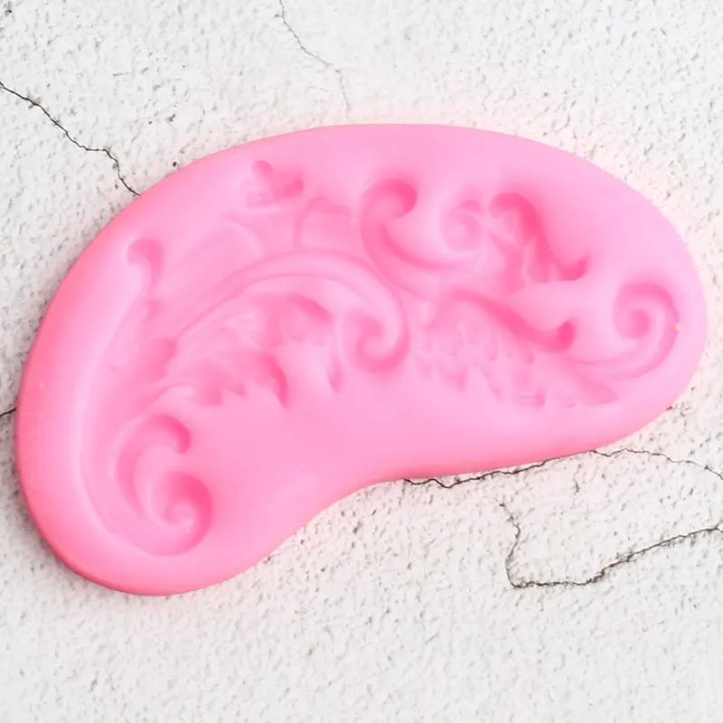 Рельефные силиконовые формы в стиле барокко для выпечки капкейков| |