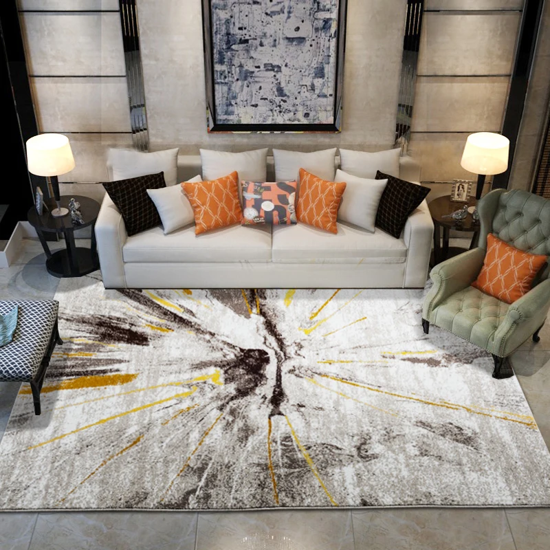 Современный короткий ковер для гостиной домашний декор коврик спальни дивана