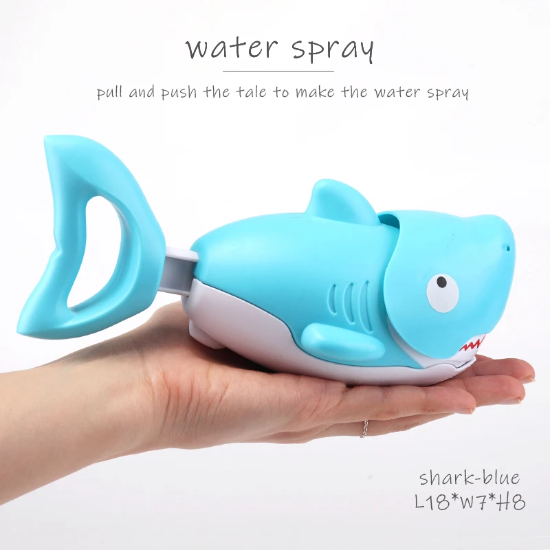 Детский пистолет распылитель для купания детский акулы ванная комната душа