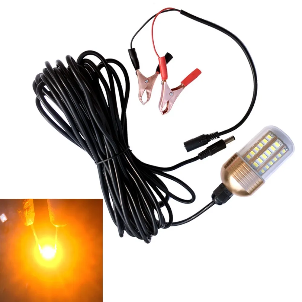 12 В 60 светодиодов приманка 30 Вт ночная рыболовная лампа видоискатель светильник