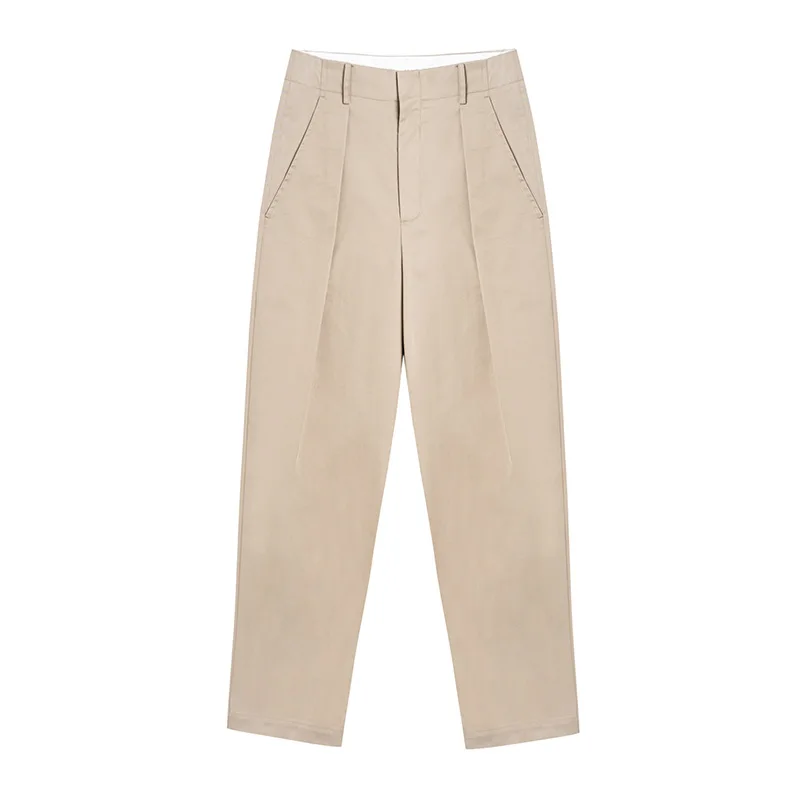 

DEAT 2021 new summer fashion women clothes office lady ankle length pants straight female trousers WP66801M office lady