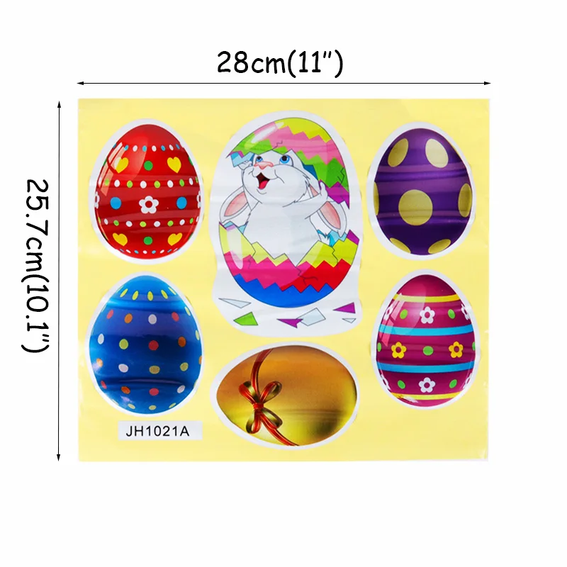 egg sticker-A Cyuan Happy Easter декоративные временные тату наклейки пасхальные вечерние сувениры для детей пасхальные Стикеры с яйцом счастливые пасхальные принадлежности - Цвет: egg sticker-A