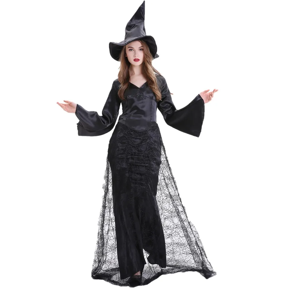 Соблазнительный костюм для взрослых косплея эпохи Возрождения паук ведьма