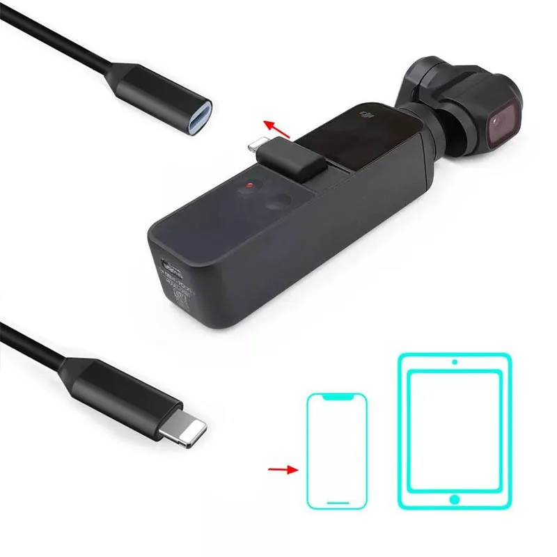 Удлинительный кабель Lightning для iPhone 11 Pro Max, Xs Max, Xr, 8/8 Plus/7, iPad Air, iPad Mini 8pin видео аудио данных Быстрая зарядка