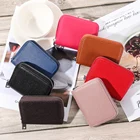 Кошелек для банковских карт, удостоверений личности, женщин, мужчин, красный, черный, синий, розовый, кофейный, коричневый, женский, визитница, Чехол для карт из искусственной кожи