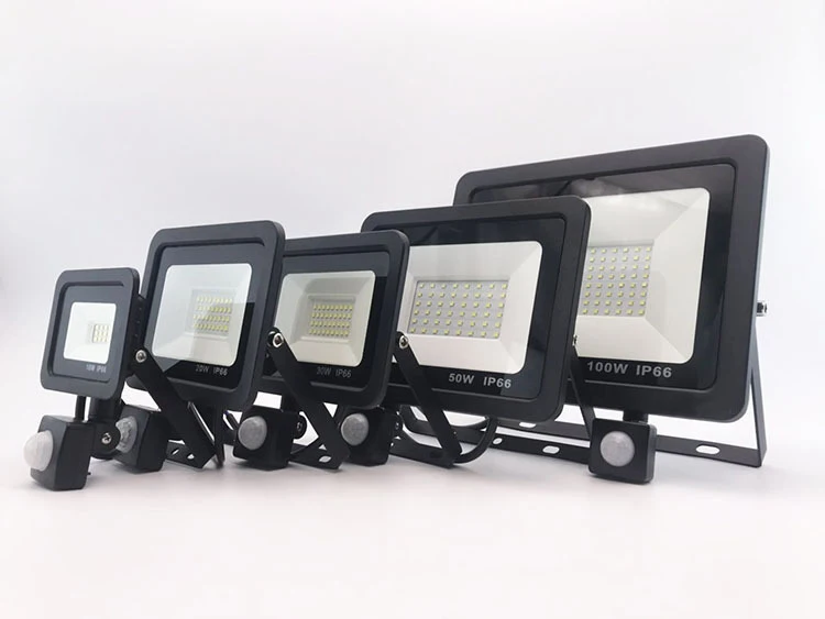 

Ультратонкий Светодиодный светильник для улицы, фонарь с инфракрасным датчиком движения, 10 Вт, 20 Вт, 30 Вт, 50 Вт, Φ IP65, линейный индукционный пр...