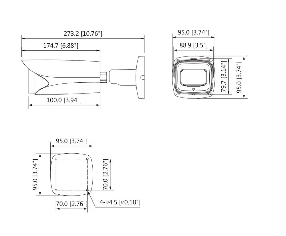 DAHUA IP камера DH-IPC-HFW5541E-ZE 5MP WDR IR Bullet AI сетевая 2 7 мм-13 5 мм моторизованный объектив с ePOE