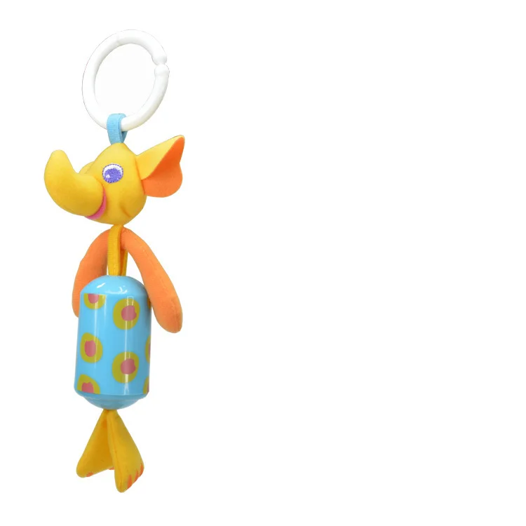 D Wind Chime милые животные детские мягкие кроватки игрушки коляска Висячие колокольчики погремушки-мобильные телефоны для детской кроватки Новорожденные подарок для детей - Цвет: D