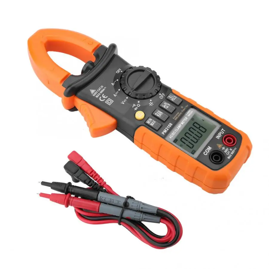 Портативный цифровой мультиметр PM2108 амперметр для измерения напряжения и