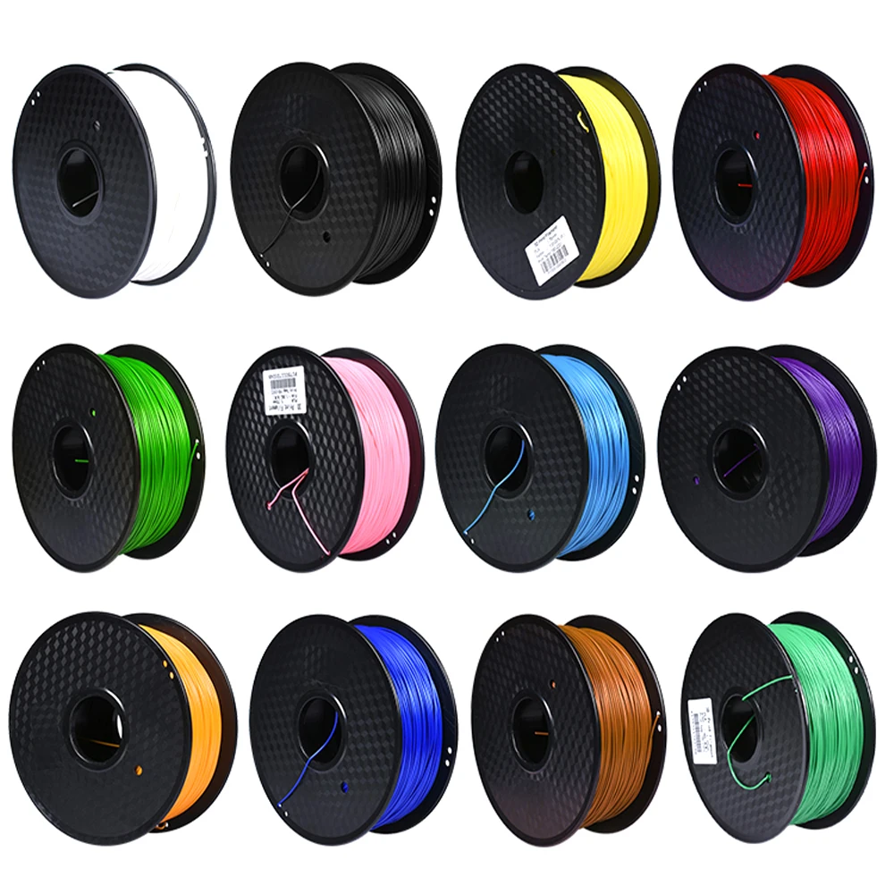 

PLA 3D Printer Filament 1.75mm 1kg Spool(2.2lbs) Plastic Filament Consumables Material for 3D Printer Upgrade Fit Most Printers