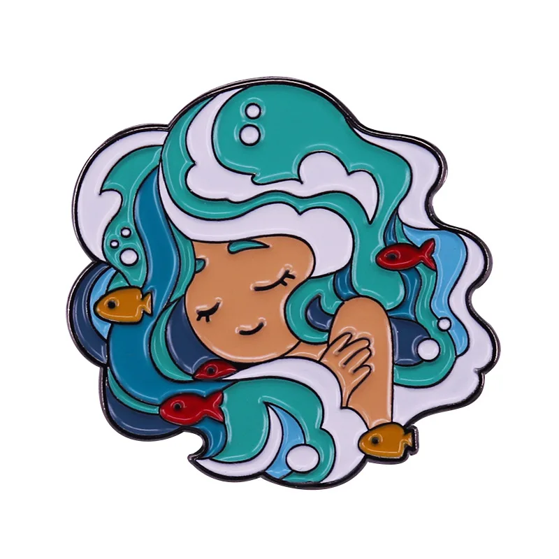 

Креативная эмалированная брошь на лацкан, забавные модные украшения